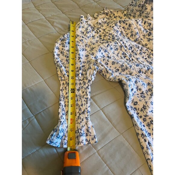 Urban Outfitters x Laura Ashley Maisy Mock Neck Mini Floral Dress Womens Size XS - Picture 11 of 14